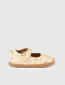 MERCEDITA ORO PURPURINA - Zapato Barefoot Artesanal | SHUU BAREFOOT