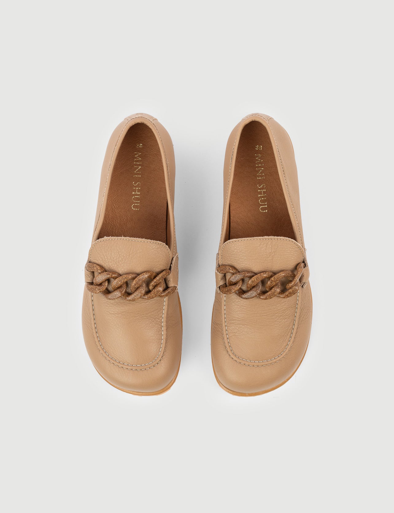 MOCASÍN CADENA AVELLANA - Zapato Barefoot Artesanal | SHUU BAREFOOT