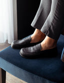 MOCASÍN CLASSIC NEGRO - Zapato Barefoot Artesanal | SHUU BAREFOOT