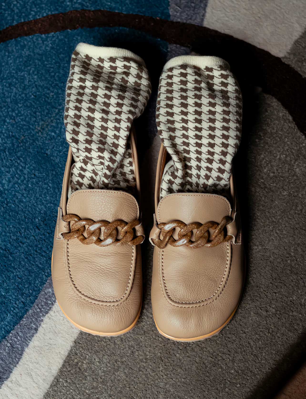 Mocassin Wood noisette barefoot de SHUU