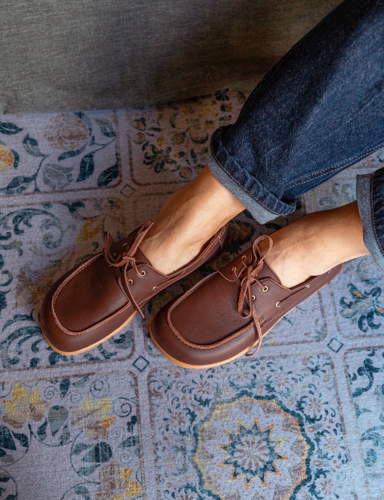 NÁUTICO CHOCOLATE - Zapato Barefoot Artesanal | SHUU BAREFOOT