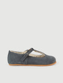 MARY JANE RETRO SERRAJE GRIS - Zapato Barefoot Artesanal | SHUU BAREFOOT