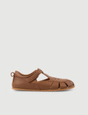 SANDALIA FLOR CUERO - Zapato Barefoot Artesanal | SHUU BAREFOOT