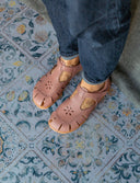 SANDALIA FLOR MAQUILLAJE - Zapato Barefoot Artesanal | SHUU BAREFOOT