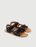 SANDALIA NINJA NEGRA - Zapato Barefoot Artesanal | SHUU BAREFOOT