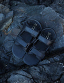 SANDALIA NINJA NEGRA - Zapato Barefoot Artesanal | SHUU BAREFOOT