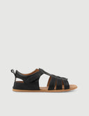 SANDALIA ROMANA NEGRA - Zapato Barefoot Artesanal | SHUU BAREFOOT
