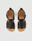 SANDALIA ROMANA NEGRA - Zapato Barefoot Artesanal | SHUU BAREFOOT