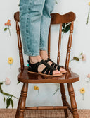 SANDALIA ROMANA NEGRA - Zapato Barefoot Artesanal | SHUU BAREFOOT