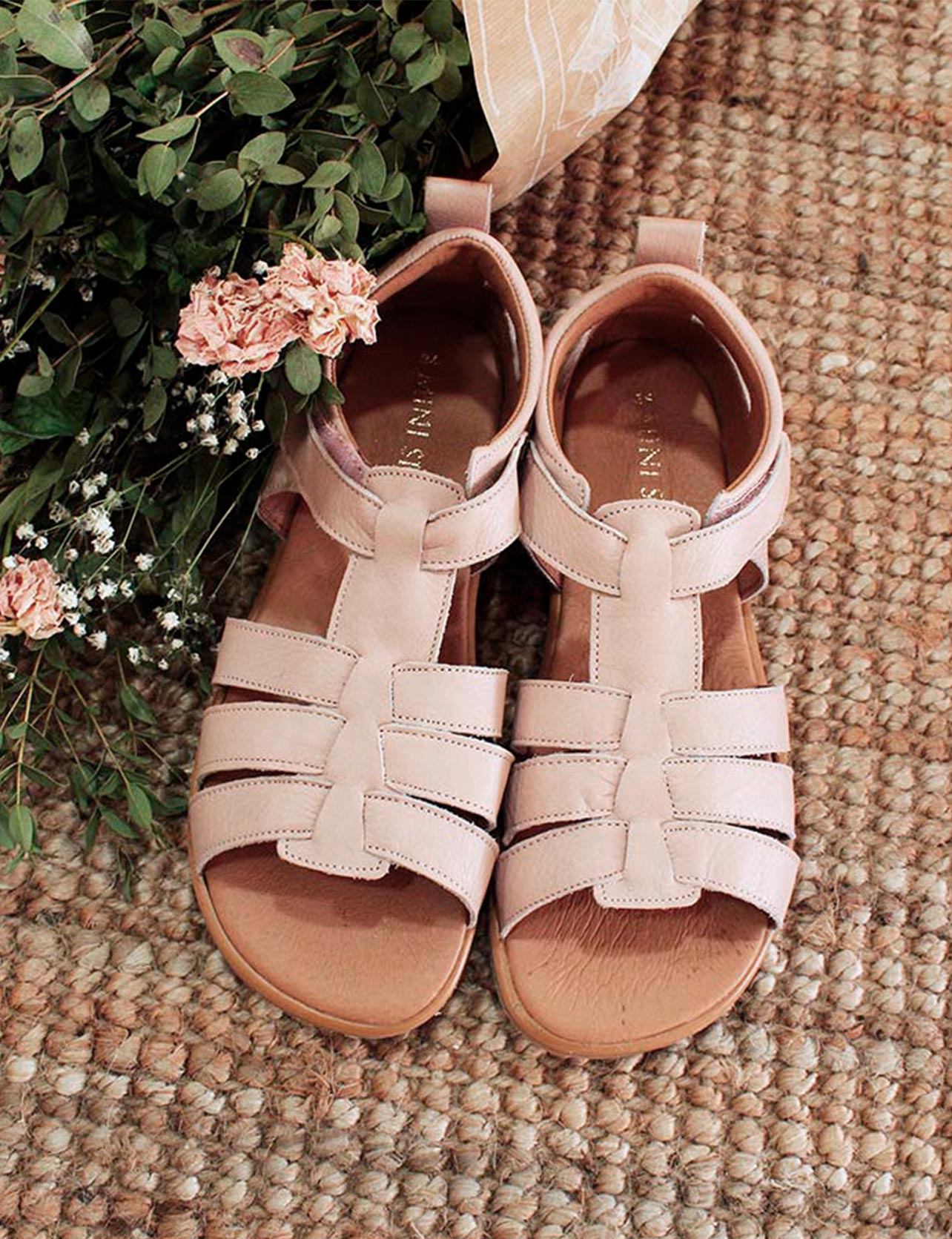 SANDALIA ROMANA NUDE BIG+ - Zapato Barefoot Artesanal | SHUU BAREFOOT