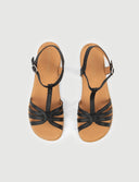 SANDALIA VENUS NEGRA - Zapato Barefoot Artesanal | SHUU BAREFOOT