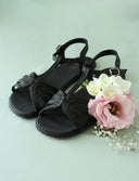 SANDALIA VENUS NEGRA BIG+ - Zapato Barefoot Artesanal | SHUU BAREFOOT