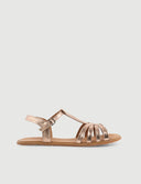SANDALIA VENUS ORO ROSA - Zapato Barefoot Artesanal | SHUU BAREFOOT