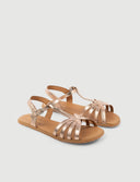 SANDALIA VENUS ORO ROSA - Zapato Barefoot Artesanal | SHUU BAREFOOT