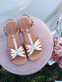 SANDALIA VENUS ORO ROSA - Zapato Barefoot Artesanal | SHUU BAREFOOT