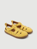 SANDALIA CANGREJERA AMARILLA - Zapato Barefoot Artesanal | SHUU BAREFOOT