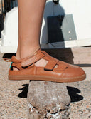 SANDALIA CANGREJERA CUERO - Zapato Barefoot Artesanal | SHUU BAREFOOT