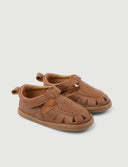 SANDALIA FLOR CUERO - Zapato Barefoot Artesanal | SHUU BAREFOOT