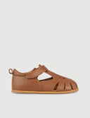 SANDALIA FLOR CUERO - Zapato Barefoot Artesanal | SHUU BAREFOOT