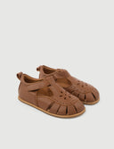 SANDALIA FLOR CUERO - Zapato Barefoot Artesanal | SHUU BAREFOOT