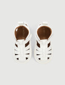 SANDALIA ROMANA BLANCA - Zapato Barefoot Artesanal | SHUU BAREFOOT