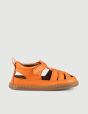 SANDALIA ROMANA NARANJA - Zapato Barefoot Artesanal | SHUU BAREFOOT
