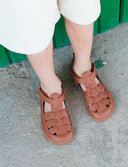 SANDALIA ROMANA CUERO - Zapato Barefoot Artesanal | SHUU BAREFOOT