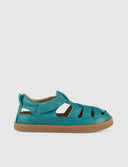 SANDALIA ROMANA TURQUESA - Zapato Barefoot Artesanal | SHUU BAREFOOT