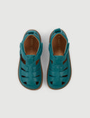 SANDALIA ROMANA TURQUESA - Zapato Barefoot Artesanal | SHUU BAREFOOT
