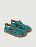 SANDALIA ROMANA TURQUESA - Zapato Barefoot Artesanal | SHUU BAREFOOT