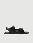 SANDALIA NINJA NEGRA - Zapato Barefoot Artesanal | SHUU BAREFOOT