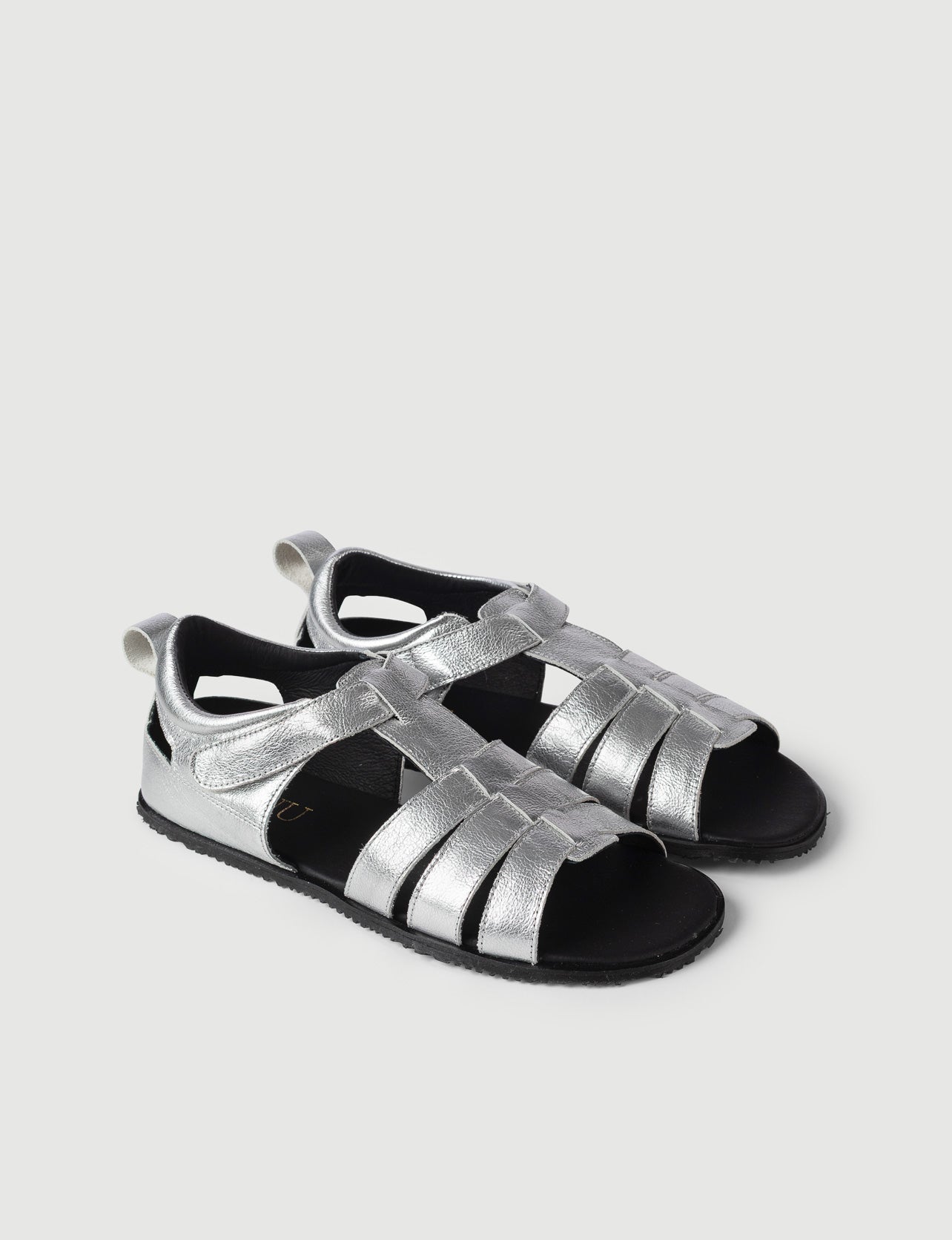 SANDALIA ROMANA PLATA - Zapato Barefoot Artesanal | SHUU BAREFOOT