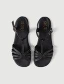 SANDALIA VENUS NEGRA BIG+ - Zapato Barefoot Artesanal | SHUU BAREFOOT