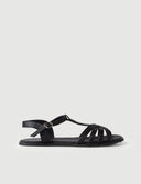 SANDALIA VENUS NEGRA BIG+ - Zapato Barefoot Artesanal | SHUU BAREFOOT
