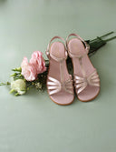 SANDALIA VENUS ORO ROSA BIG+ - Zapato Barefoot Artesanal | SHUU BAREFOOT