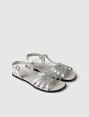 SANDALIA VENUS PLATA - Zapato Barefoot Artesanal | SHUU BAREFOOT
