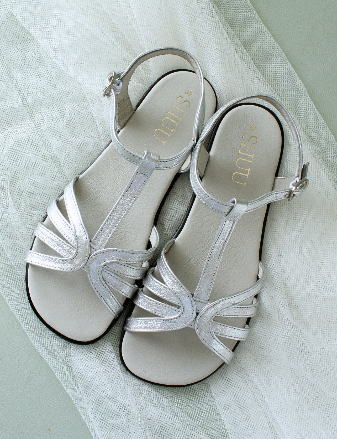 SANDALIA VENUS PLATA BIG+ - Zapato Barefoot Artesanal | SHUU BAREFOOT