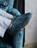 Zapatos Barefoot Artesanales - Bambas azules